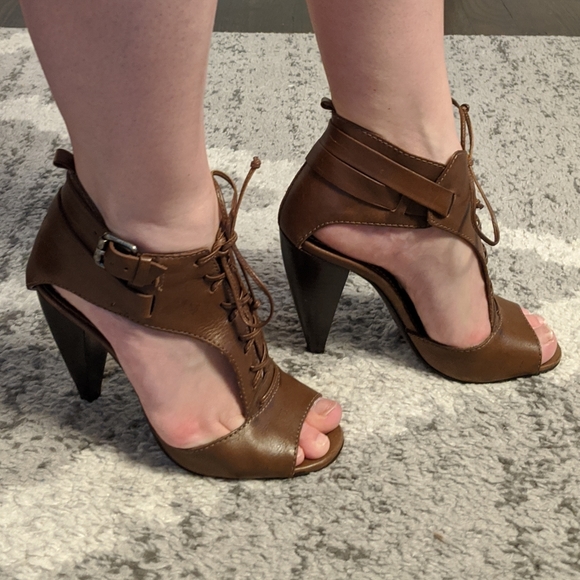 RARE All Saints Spitalfields lace up sandal - Picture 7 of 7